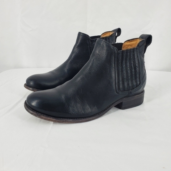 FRYE Pippa Chelsea Ankle Bootie Black sz 7 - Picture 2 of 11